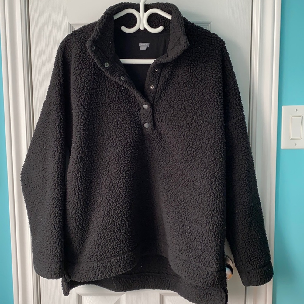 💟Aerie oversized Sherpa sweater
